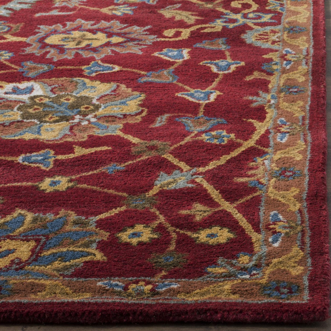 SAFAVIEH Heritage Collection HG655A Handmade Red Rug Image 7