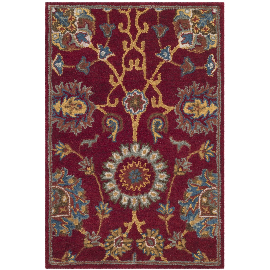 SAFAVIEH Heritage Collection HG655A Handmade Red Rug Image 8