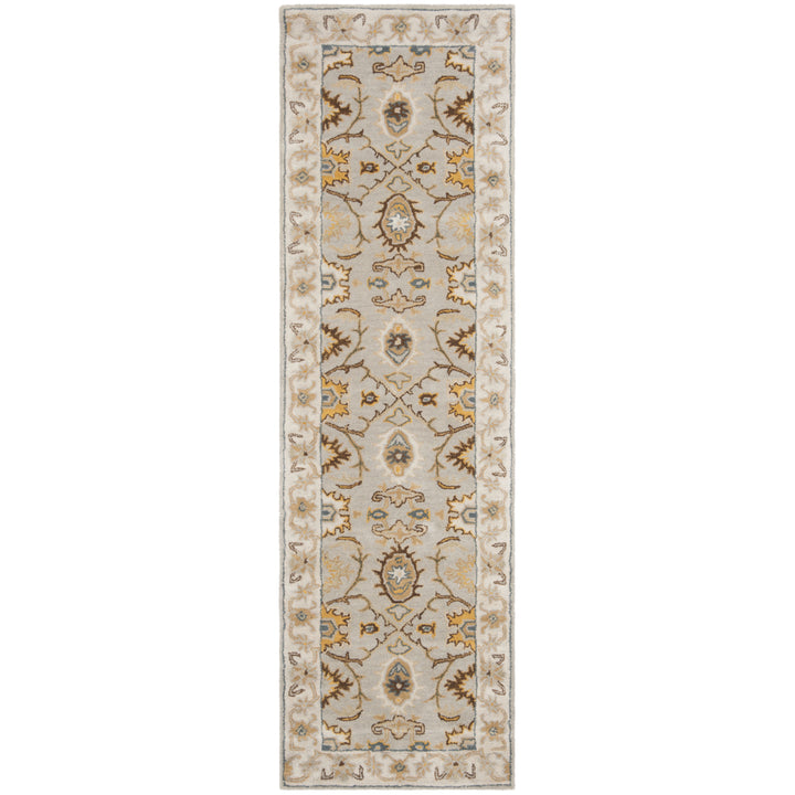 SAFAVIEH Heritage HG734C Handmade Light Grey / Grey Rug Image 5