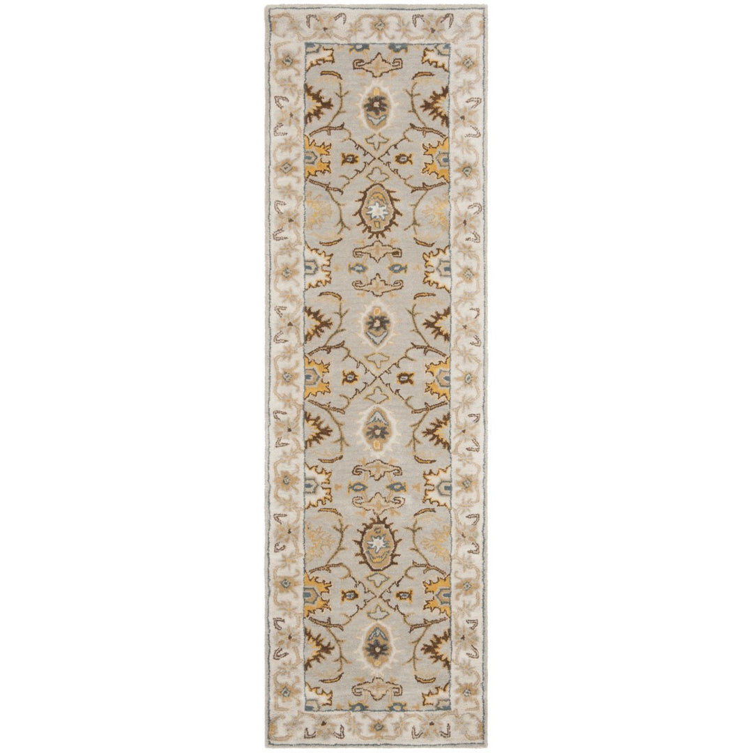 SAFAVIEH Heritage HG734C Handmade Light Grey / Grey Rug Image 1