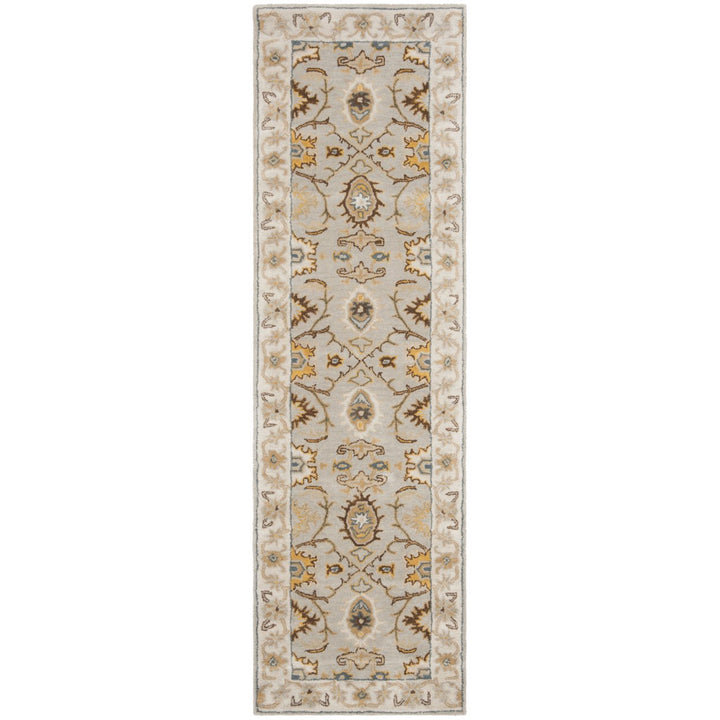 SAFAVIEH Heritage HG734C Handmade Light Grey / Grey Rug Image 1