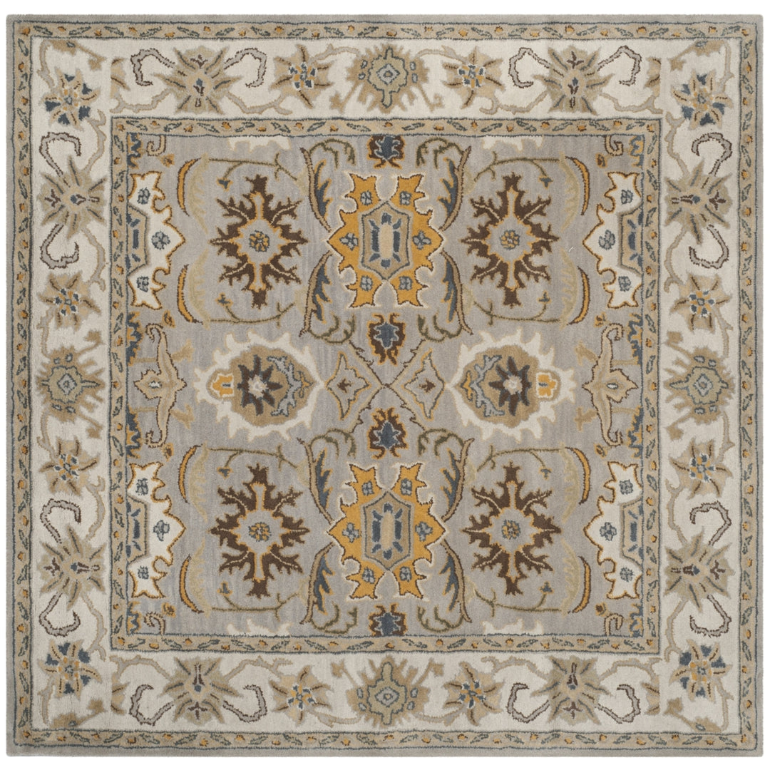 SAFAVIEH Heritage HG734C Handmade Light Grey / Grey Rug Image 6