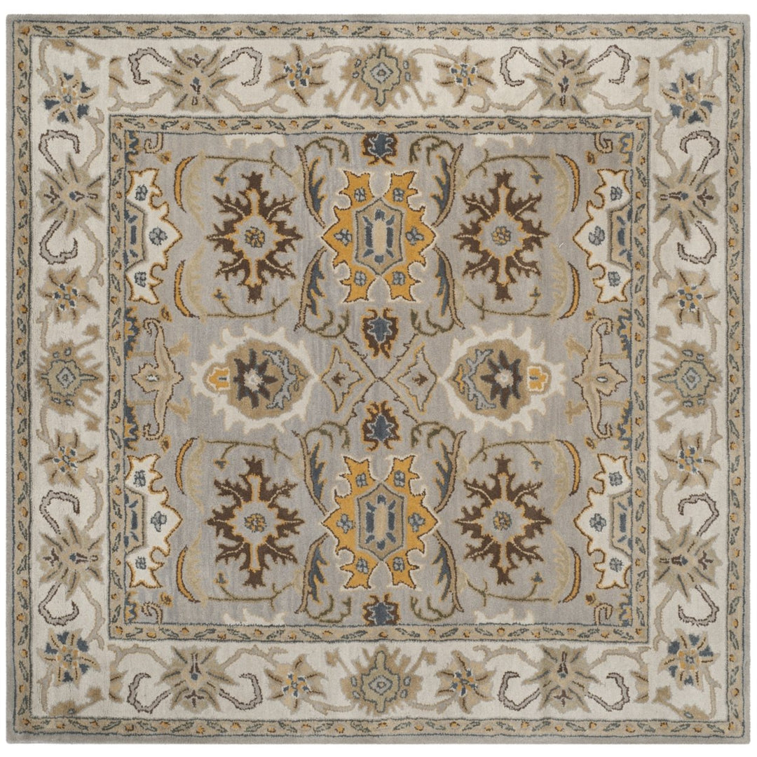 SAFAVIEH Heritage HG734C Handmade Light Grey / Grey Rug Image 1