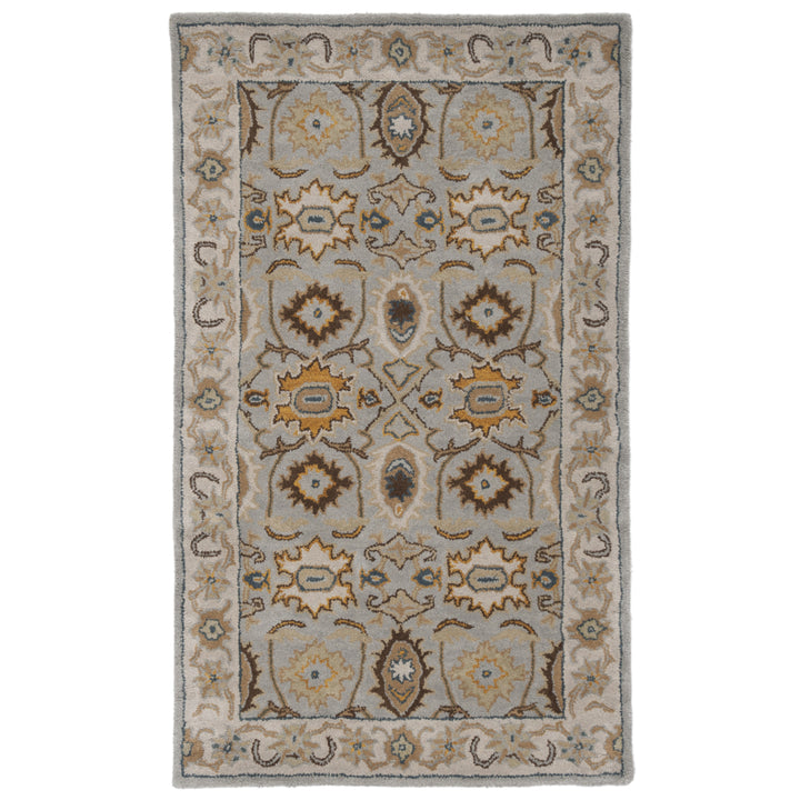 SAFAVIEH Heritage HG734C Handmade Light Grey / Grey Rug Image 8