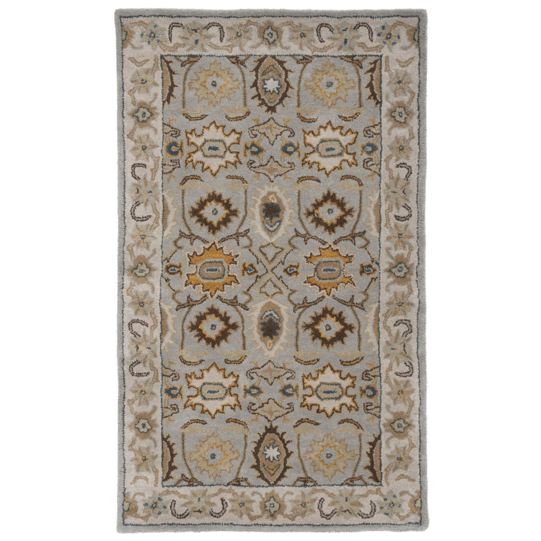 SAFAVIEH Heritage HG734C Handmade Light Grey / Grey Rug Image 1