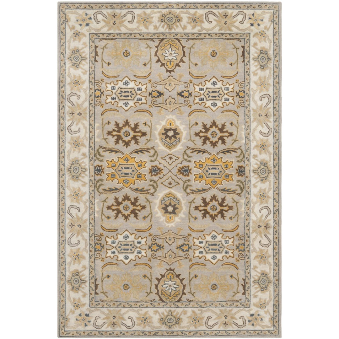 SAFAVIEH Heritage HG734C Handmade Light Grey / Grey Rug Image 1