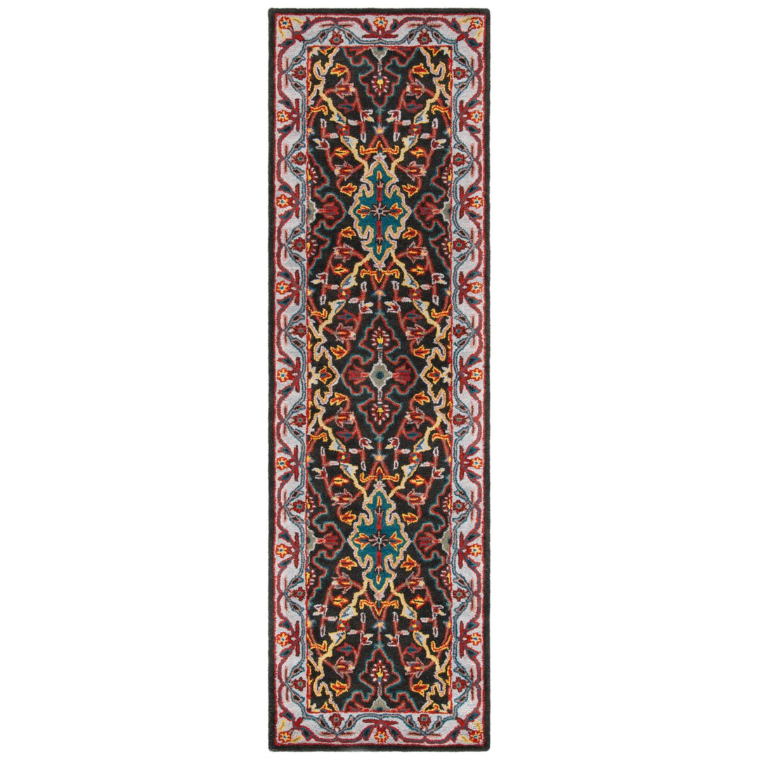 SAFAVIEH Heritage HG737A Handmade Charcoal / Ivory Rug Image 1