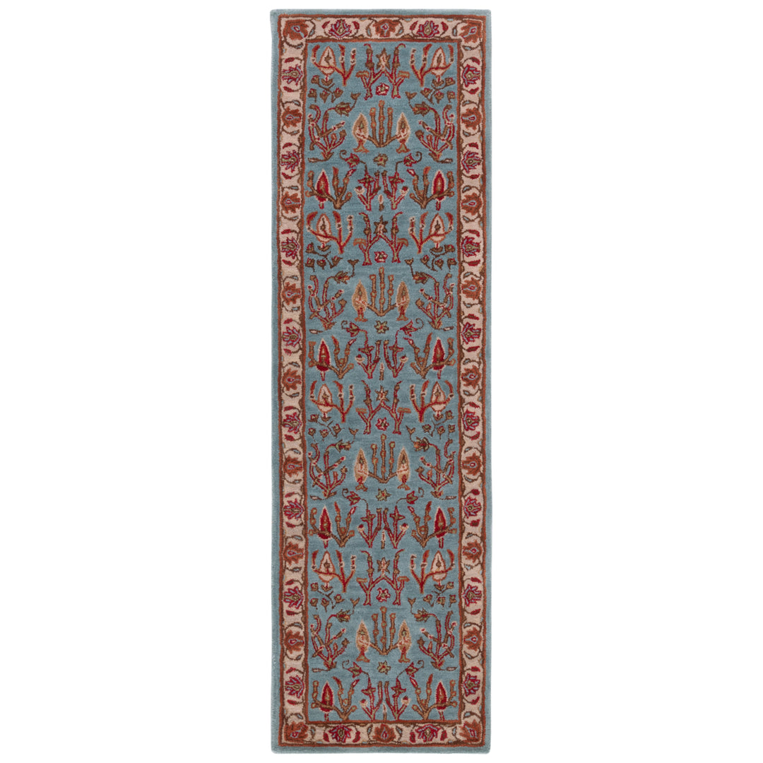 SAFAVIEH Heritage HG735A Handmade Blue / Ivory Rug Image 5