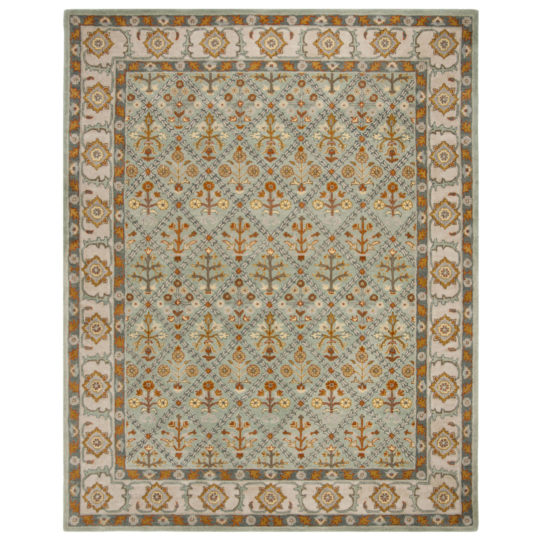 SAFAVIEH Heritage HG738A Handmade Cream / Blue Rug Image 1