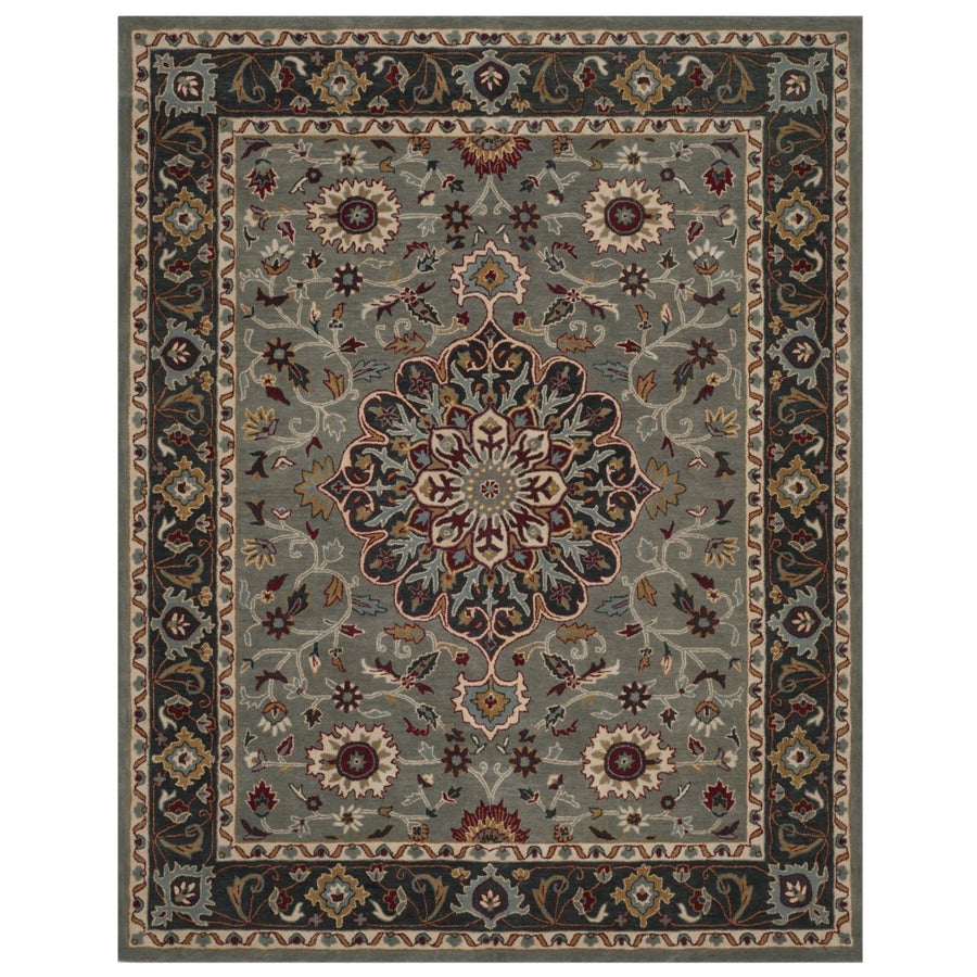 SAFAVIEH Heritage HG736A Handmade Grey / Charcoal Rug Image 1