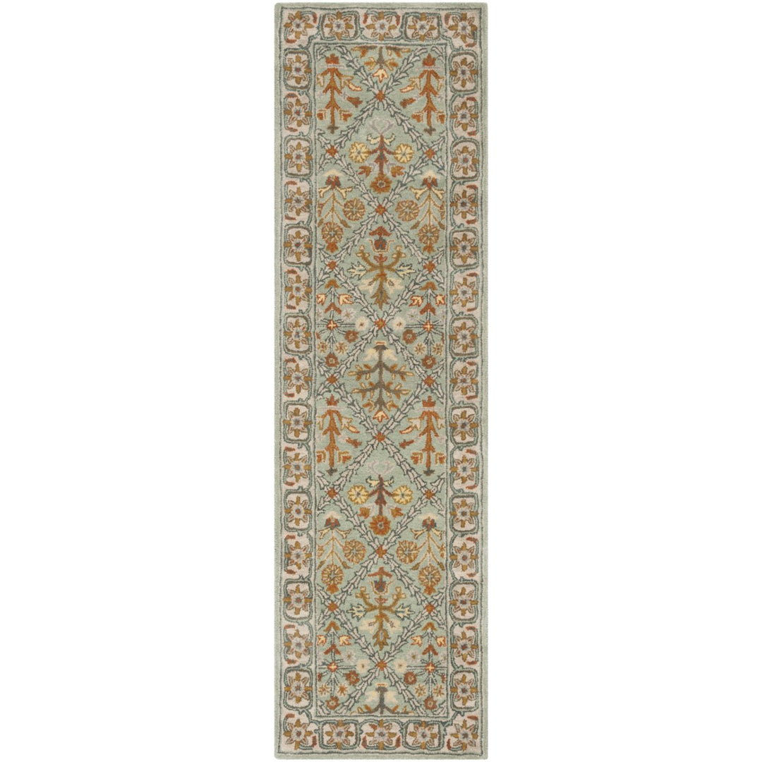 SAFAVIEH Heritage HG738A Handmade Cream / Blue Rug Image 1