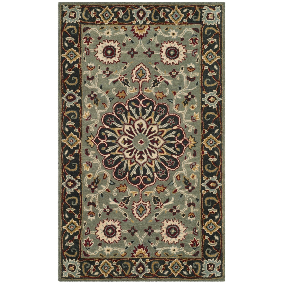 SAFAVIEH Heritage HG736A Handmade Grey / Charcoal Rug Image 9