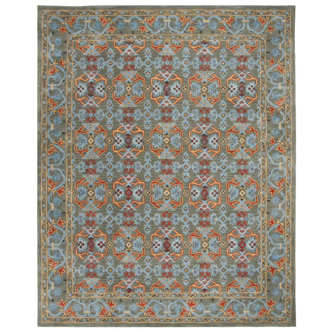 SAFAVIEH Heritage HG741W Handmade Sage / Blue Rug Image 1