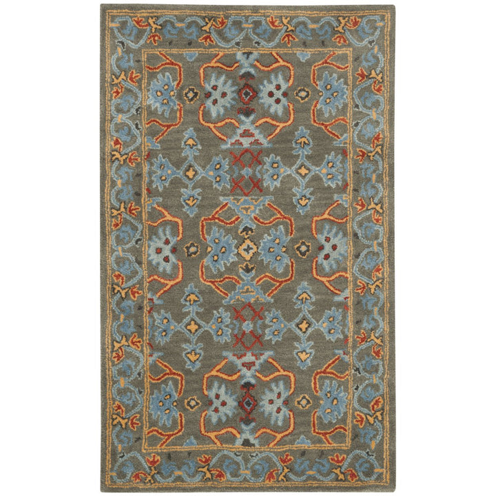 SAFAVIEH Heritage HG741W Handmade Sage / Blue Rug Image 1