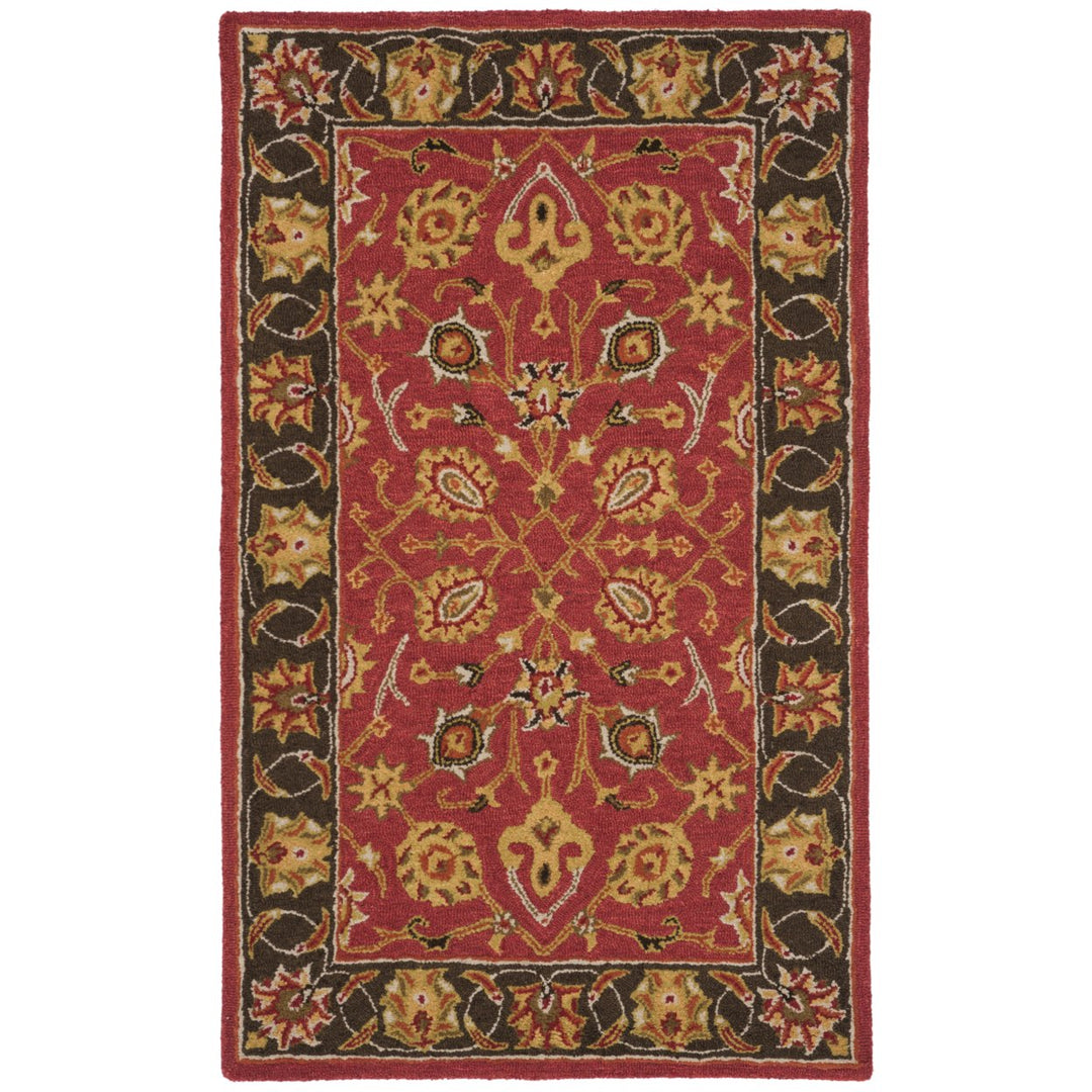 SAFAVIEH Heritage HG745Q Handmade Red / Gold Rug Image 1