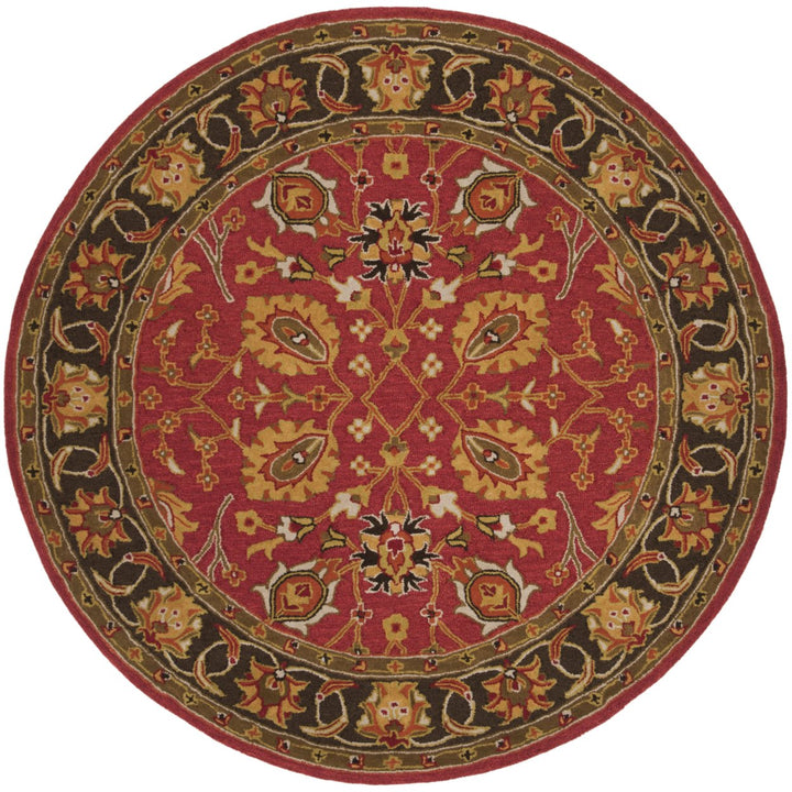 SAFAVIEH Heritage HG745Q Handmade Red / Gold Rug Image 1