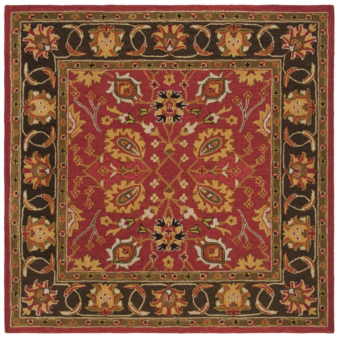 SAFAVIEH Heritage HG745Q Handmade Red / Gold Rug Image 1