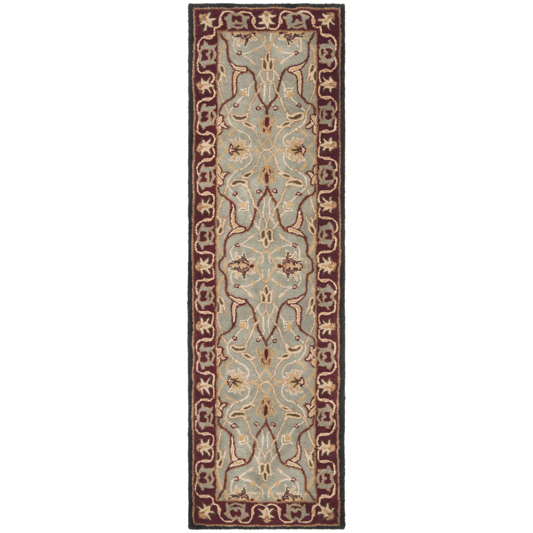 SAFAVIEH Heritage HG794A Handmade Light Blue / Red Rug Image 7