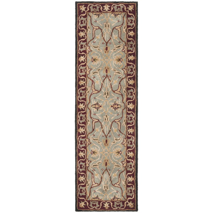 SAFAVIEH Heritage HG794A Handmade Light Blue / Red Rug Image 7