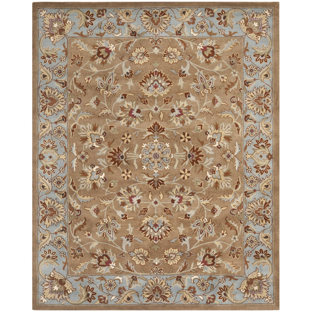 SAFAVIEH Heritage HG821A Handmade Beige / Blue Rug Image 8