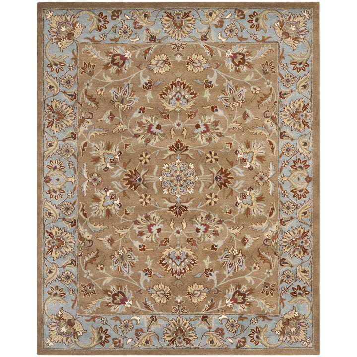 SAFAVIEH Heritage HG821A Handmade Beige / Blue Rug Image 8