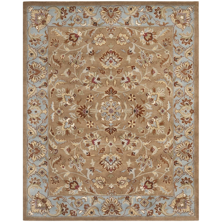 SAFAVIEH Heritage HG821A Handmade Beige / Blue Rug Image 1