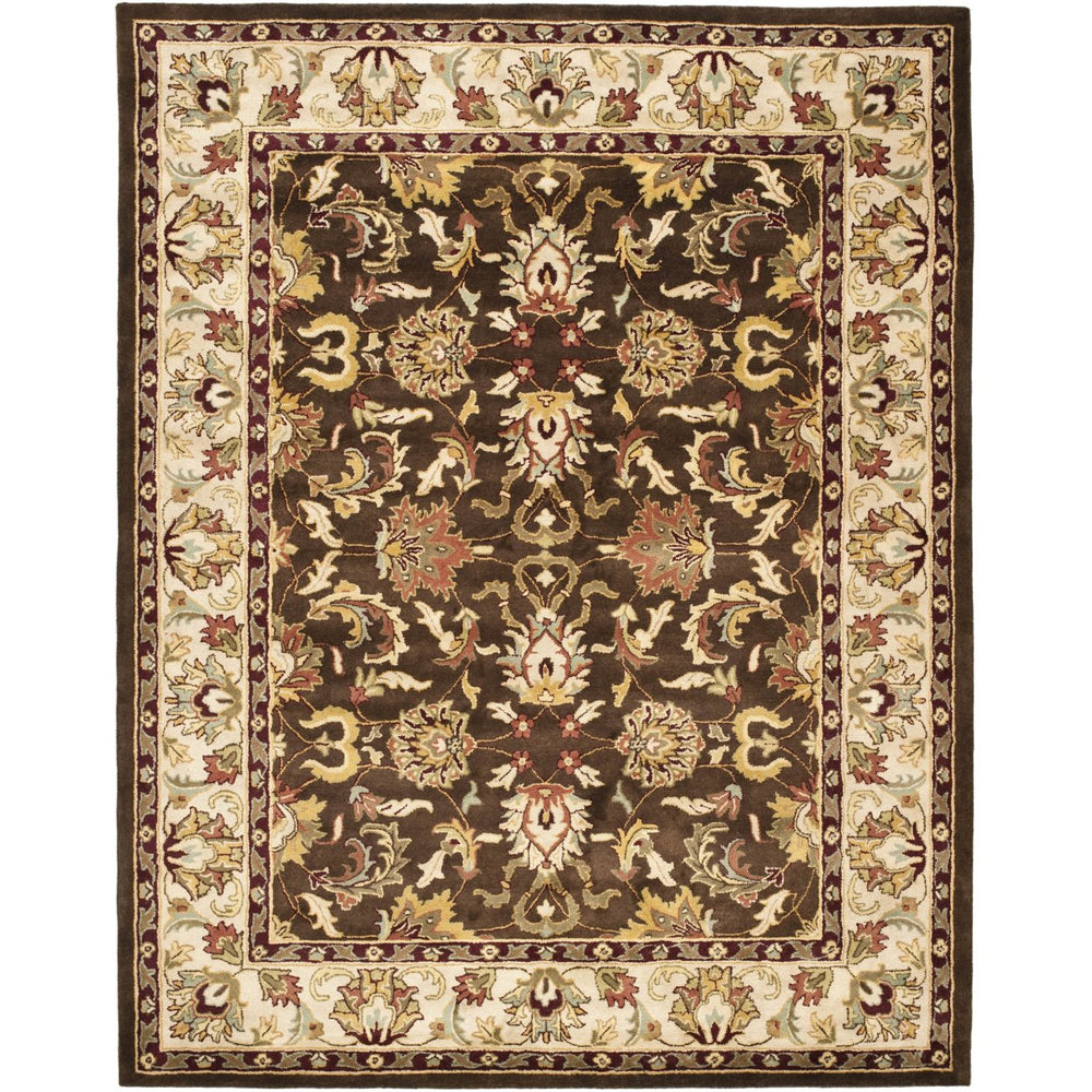 SAFAVIEH Heritage HG818A Handmade Brown / Beige Rug Image 2