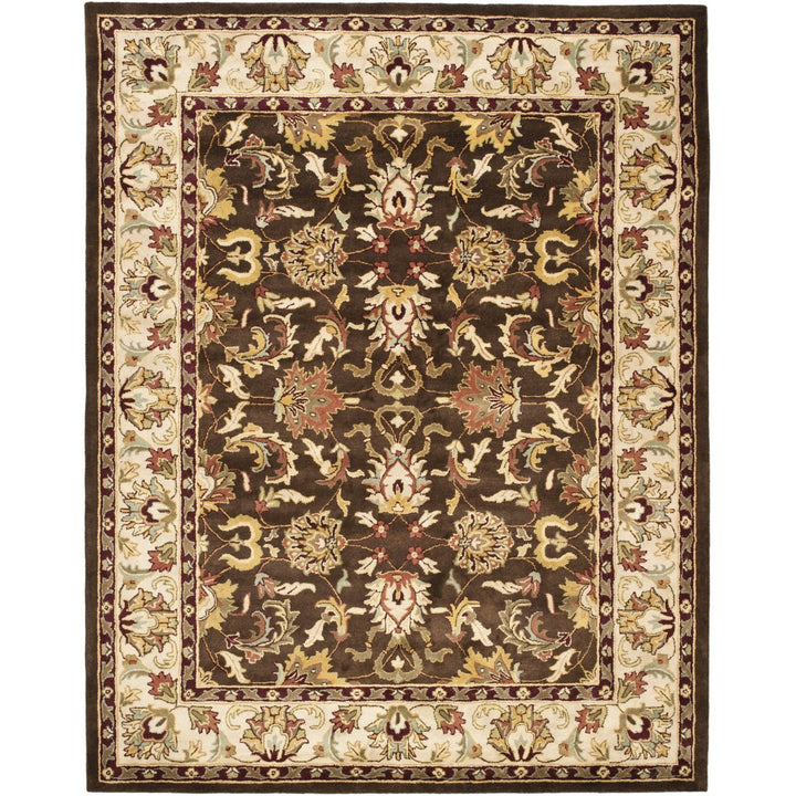 SAFAVIEH Heritage HG818A Handmade Brown / Beige Rug Image 1