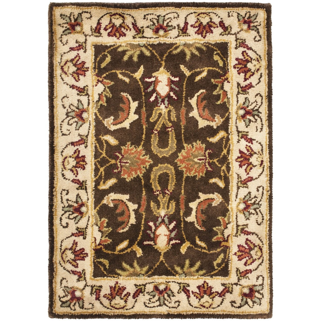 SAFAVIEH Heritage HG818A Handmade Brown / Beige Rug Image 3