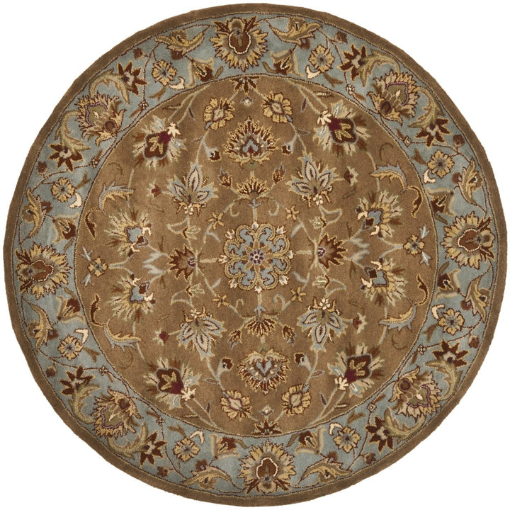 SAFAVIEH Heritage HG821A Handmade Beige / Blue Rug Image 6