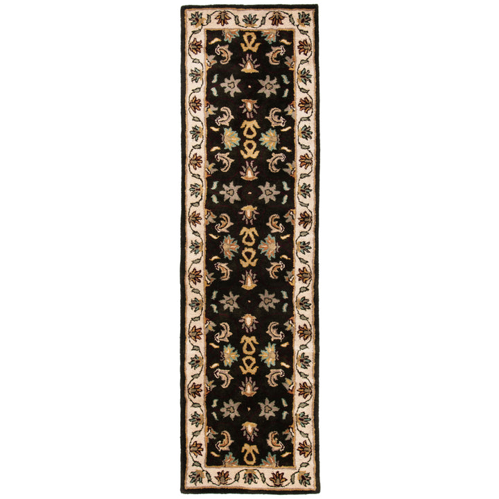 SAFAVIEH Heritage HG819A Handmade Black / Ivory Rug Image 5