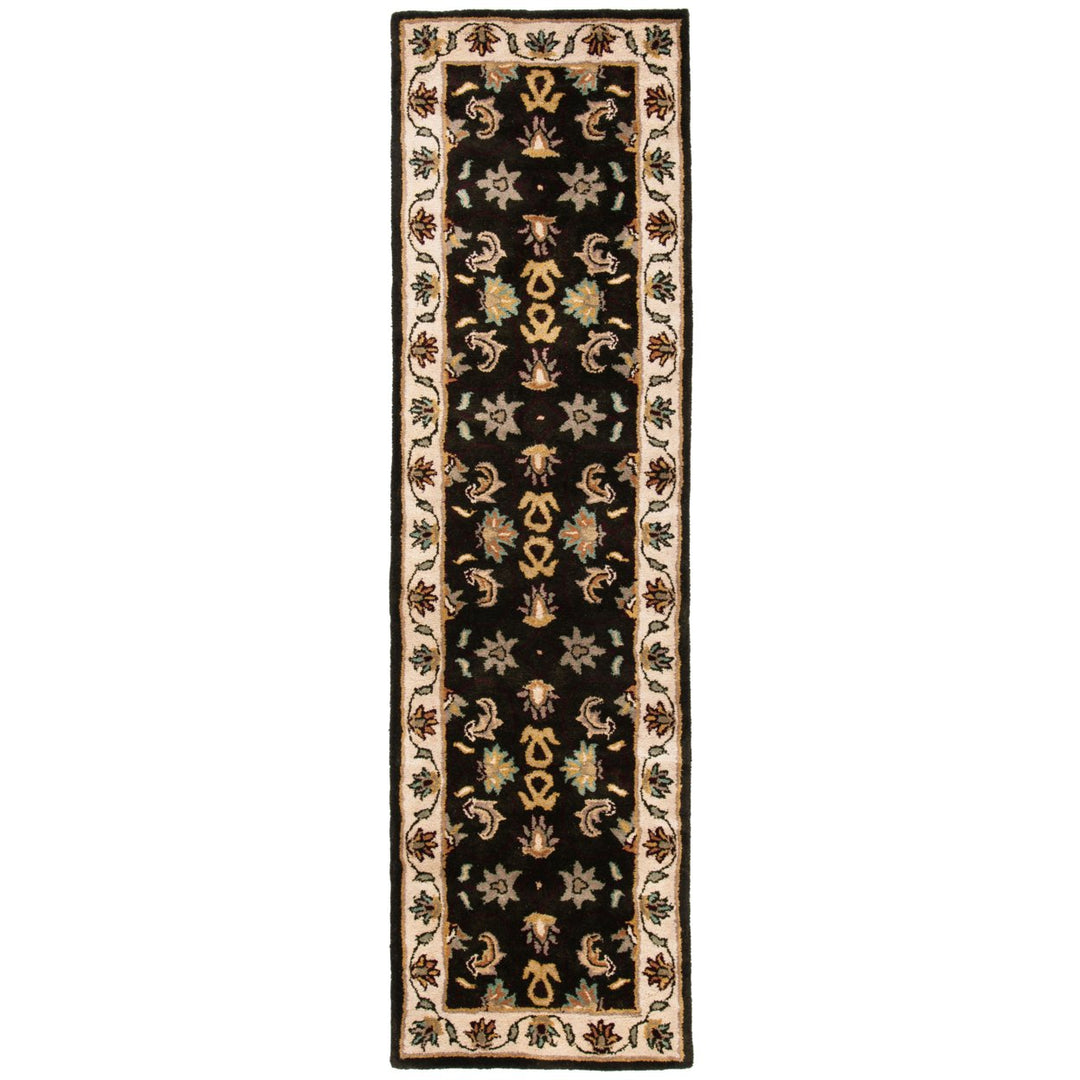 SAFAVIEH Heritage HG819A Handmade Black / Ivory Rug Image 1