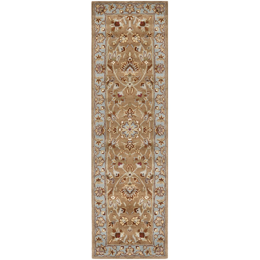 SAFAVIEH Heritage HG821A Handmade Beige / Blue Rug Image 1