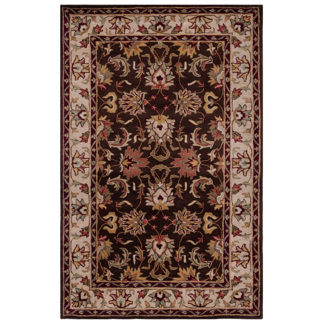 SAFAVIEH Heritage HG818A Handmade Brown / Beige Rug Image 5