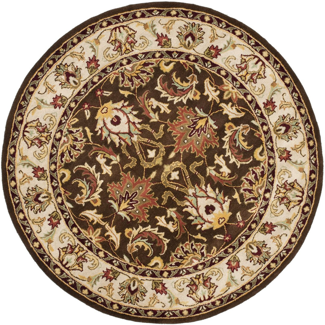 SAFAVIEH Heritage HG818A Handmade Brown / Beige Rug Image 6