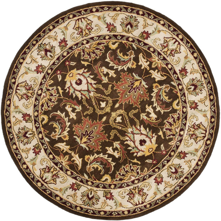 SAFAVIEH Heritage HG818A Handmade Brown / Beige Rug Image 6