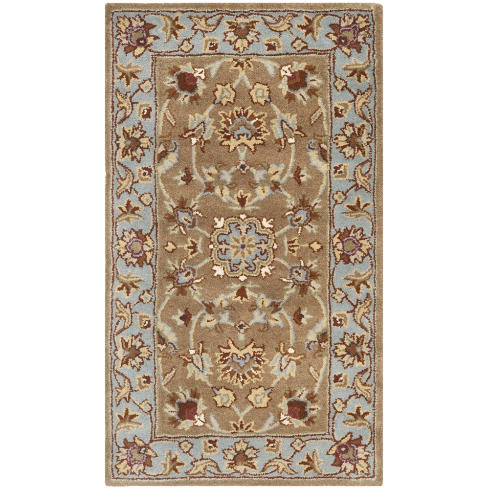 SAFAVIEH Heritage HG821A Handmade Beige / Blue Rug Image 2