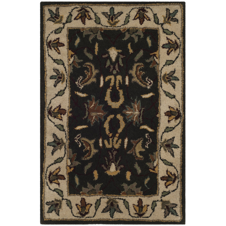 SAFAVIEH Heritage HG819A Handmade Black / Ivory Rug Image 8