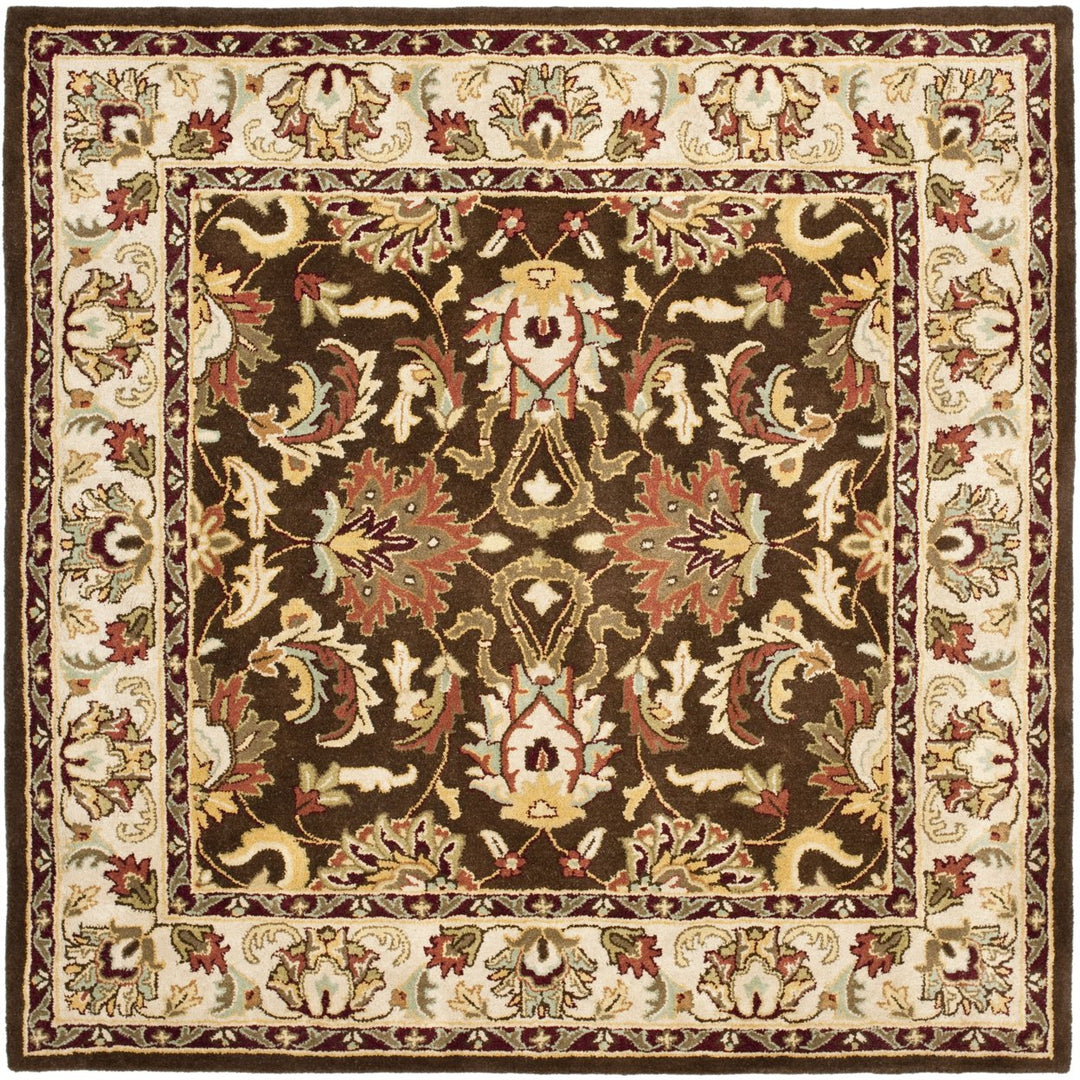 SAFAVIEH Heritage HG818A Handmade Brown / Beige Rug Image 7