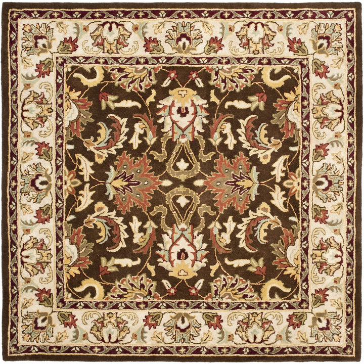 SAFAVIEH Heritage HG818A Handmade Brown / Beige Rug Image 7