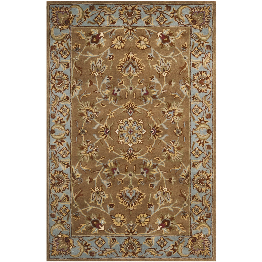 SAFAVIEH Heritage HG821A Handmade Beige / Blue Rug Image 4