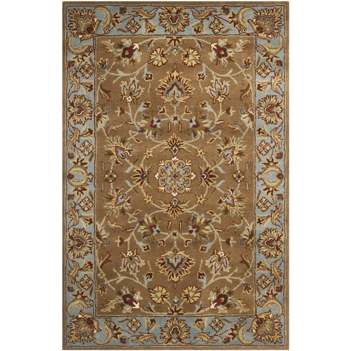 SAFAVIEH Heritage HG821A Handmade Beige / Blue Rug Image 1