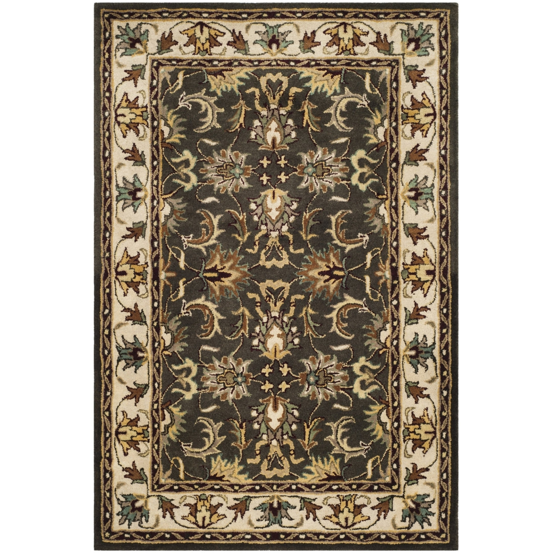 SAFAVIEH Heritage HG819A Handmade Black / Ivory Rug Image 9