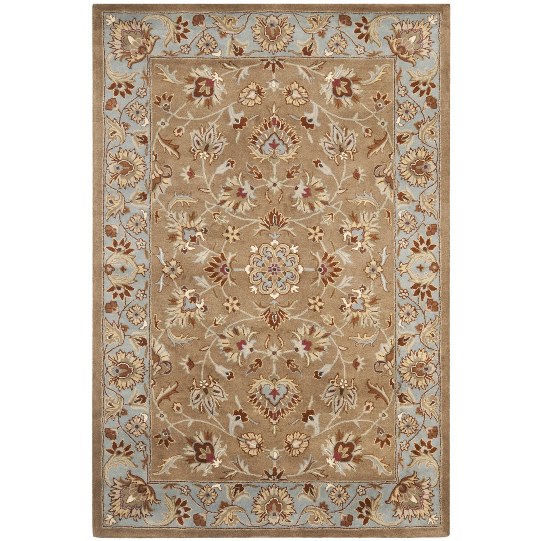 SAFAVIEH Heritage HG821A Handmade Beige / Blue Rug Image 5