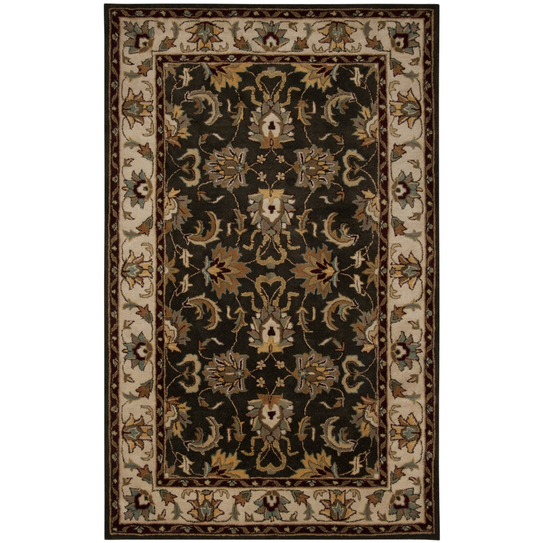 SAFAVIEH Heritage HG819A Handmade Black / Ivory Rug Image 10