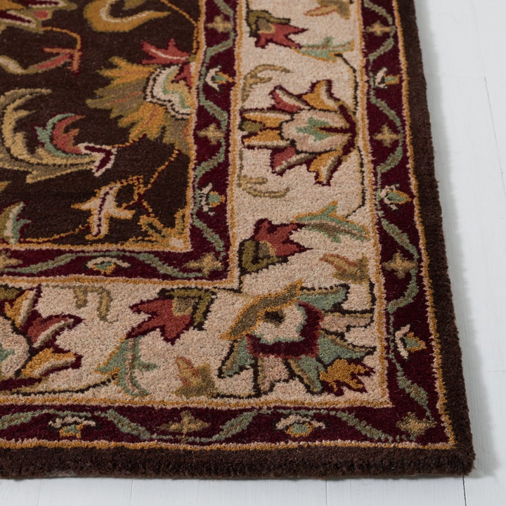 SAFAVIEH Heritage HG818A Handmade Brown / Beige Rug Image 10