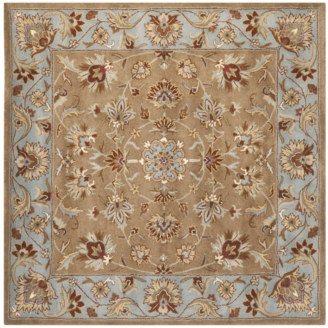 SAFAVIEH Heritage HG821A Handmade Beige / Blue Rug Image 7