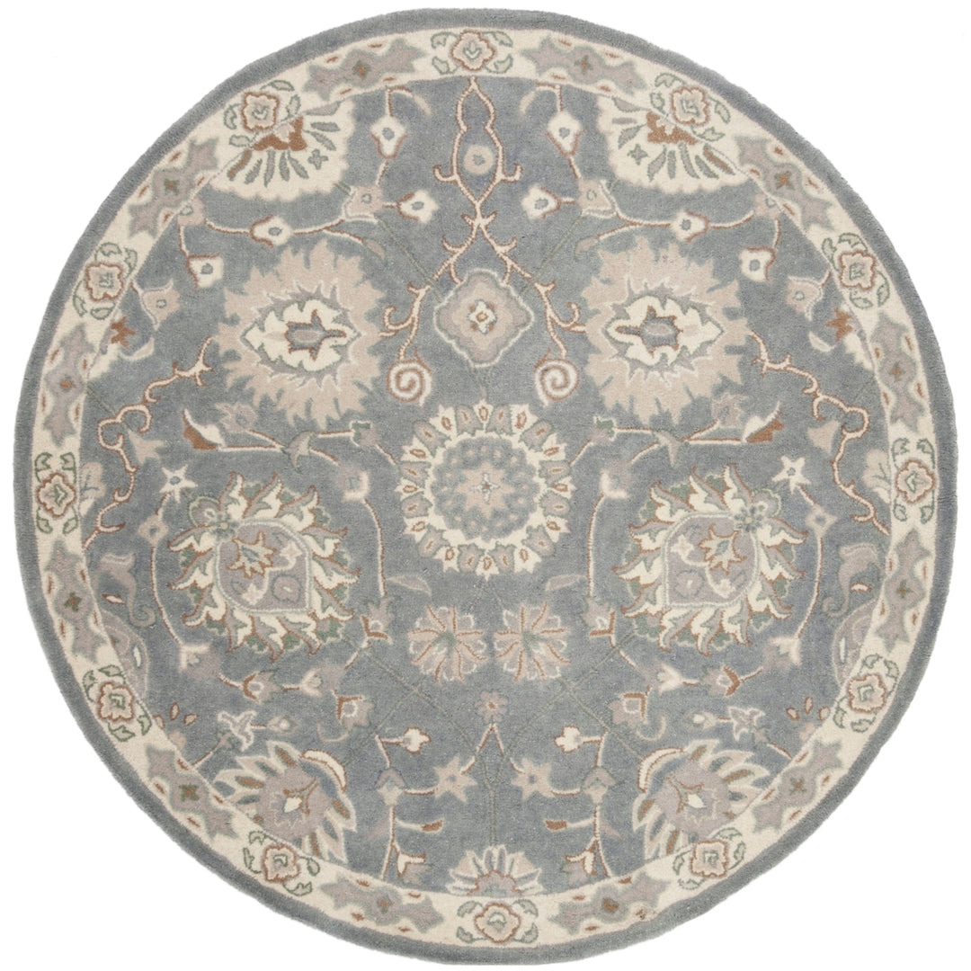 SAFAVIEH Heritage HG824A Handmade Grey / Ivory Rug Image 4