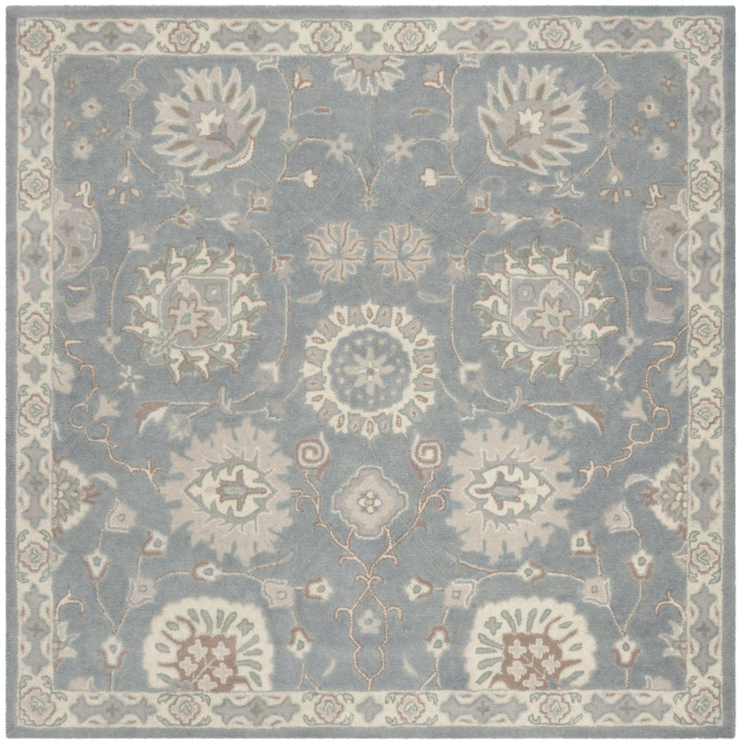 SAFAVIEH Heritage HG824A Handmade Grey / Ivory Rug Image 6