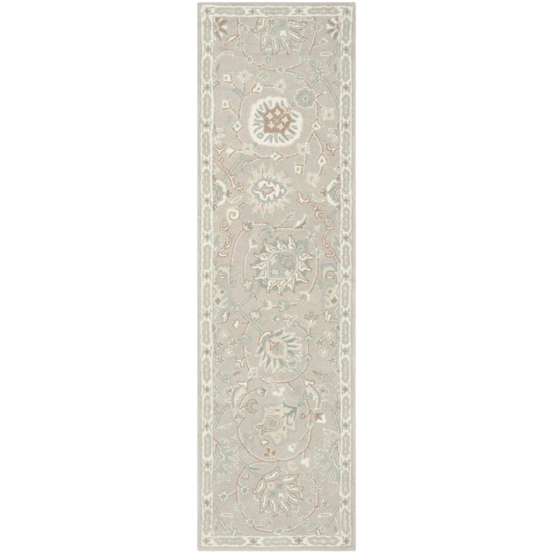 SAFAVIEH Heritage HG824B Handmade Silver / Ivory Rug Image 5